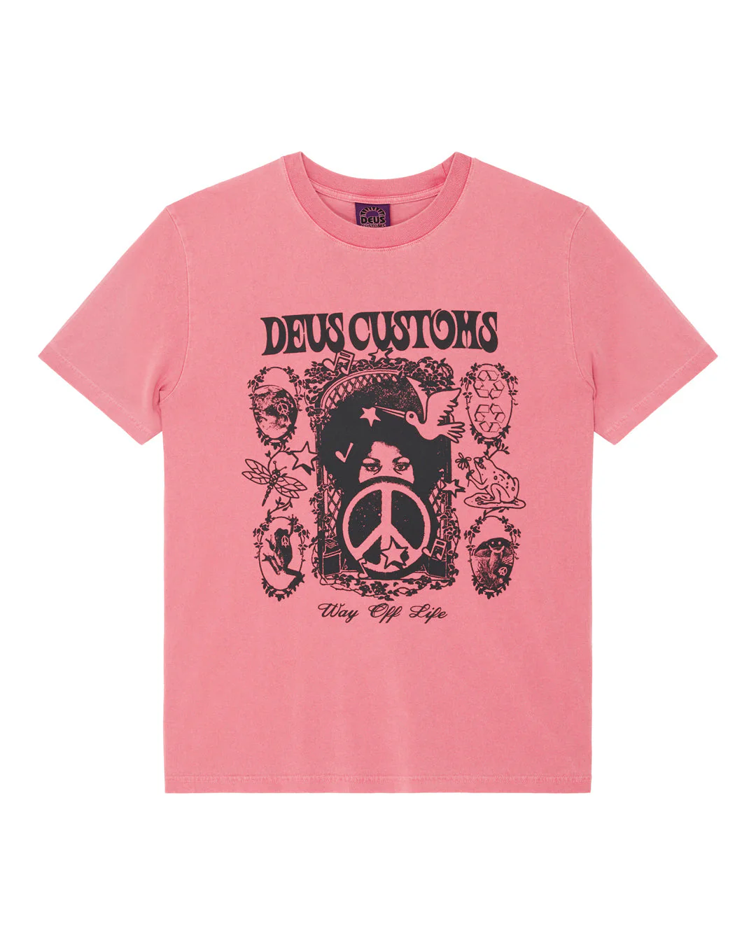 Mother-Earth Tee - Melon Red - Image 3