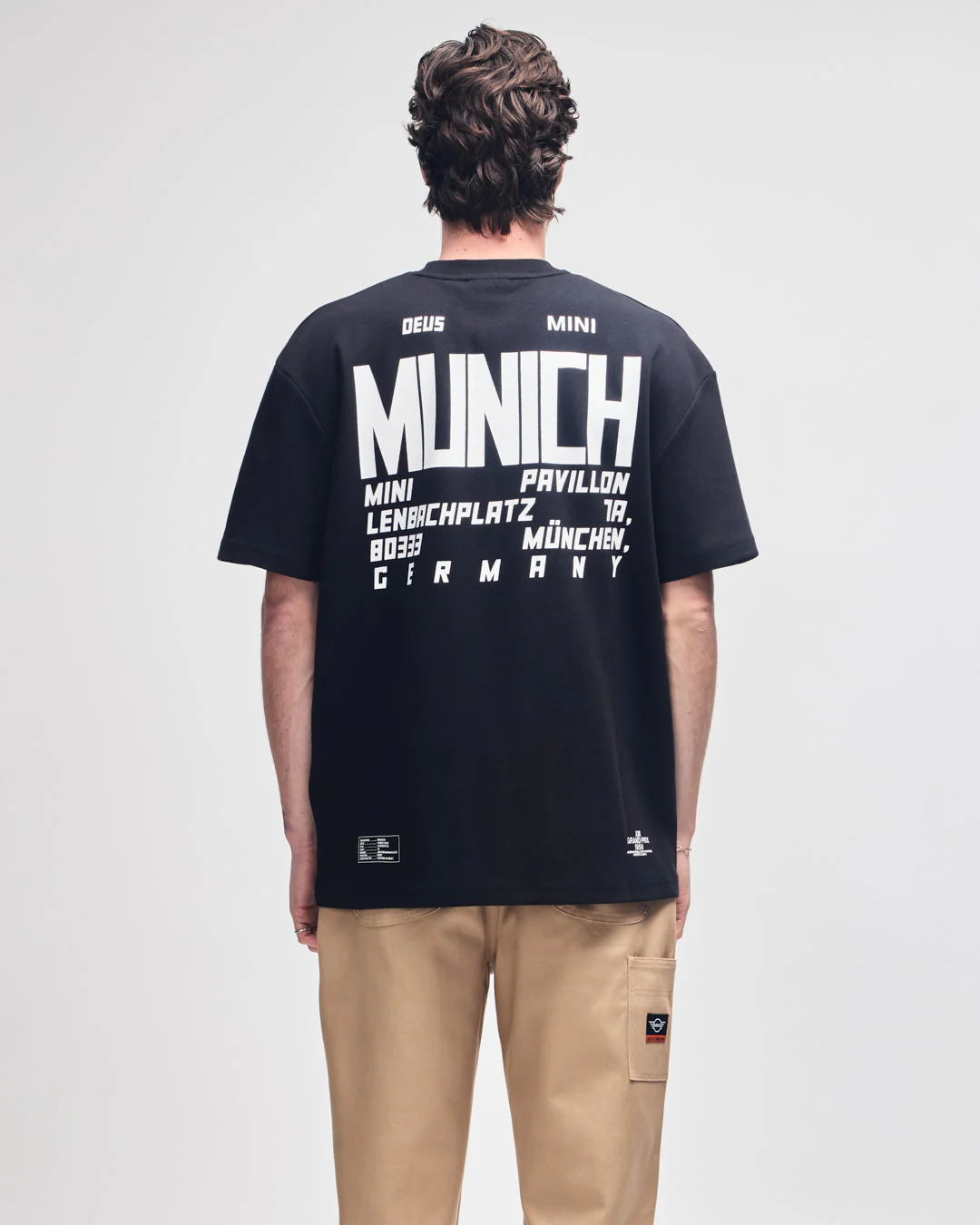 Munich Address Tee - Black - Image 2