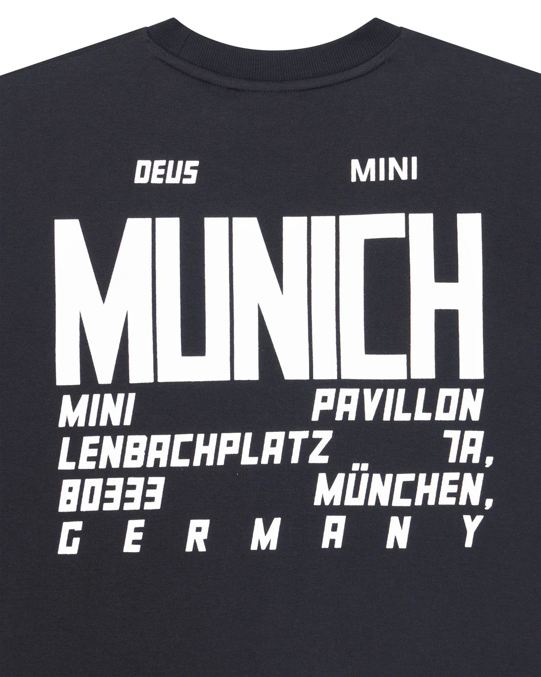 Munich Address Tee - Black - Image 9