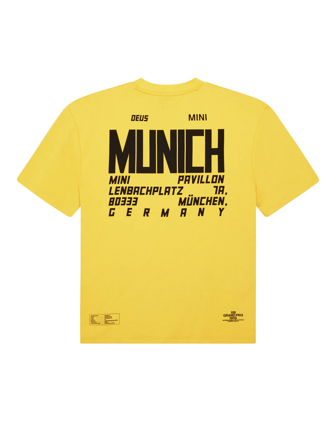 Munich Address Tee - Spectra Yellow - Image 4
