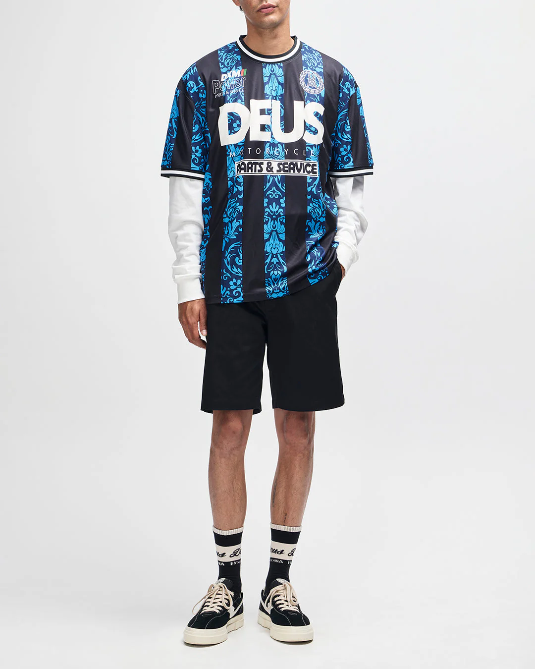 Nouveau Moto Tee - Pageant Blue - Image 5