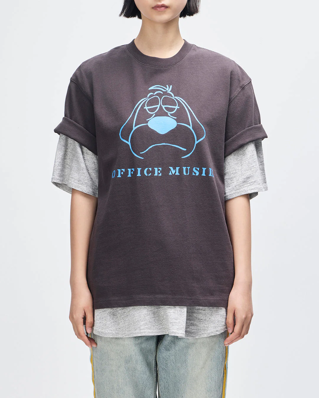 Office Musique Tee - Anthracite - Image 2