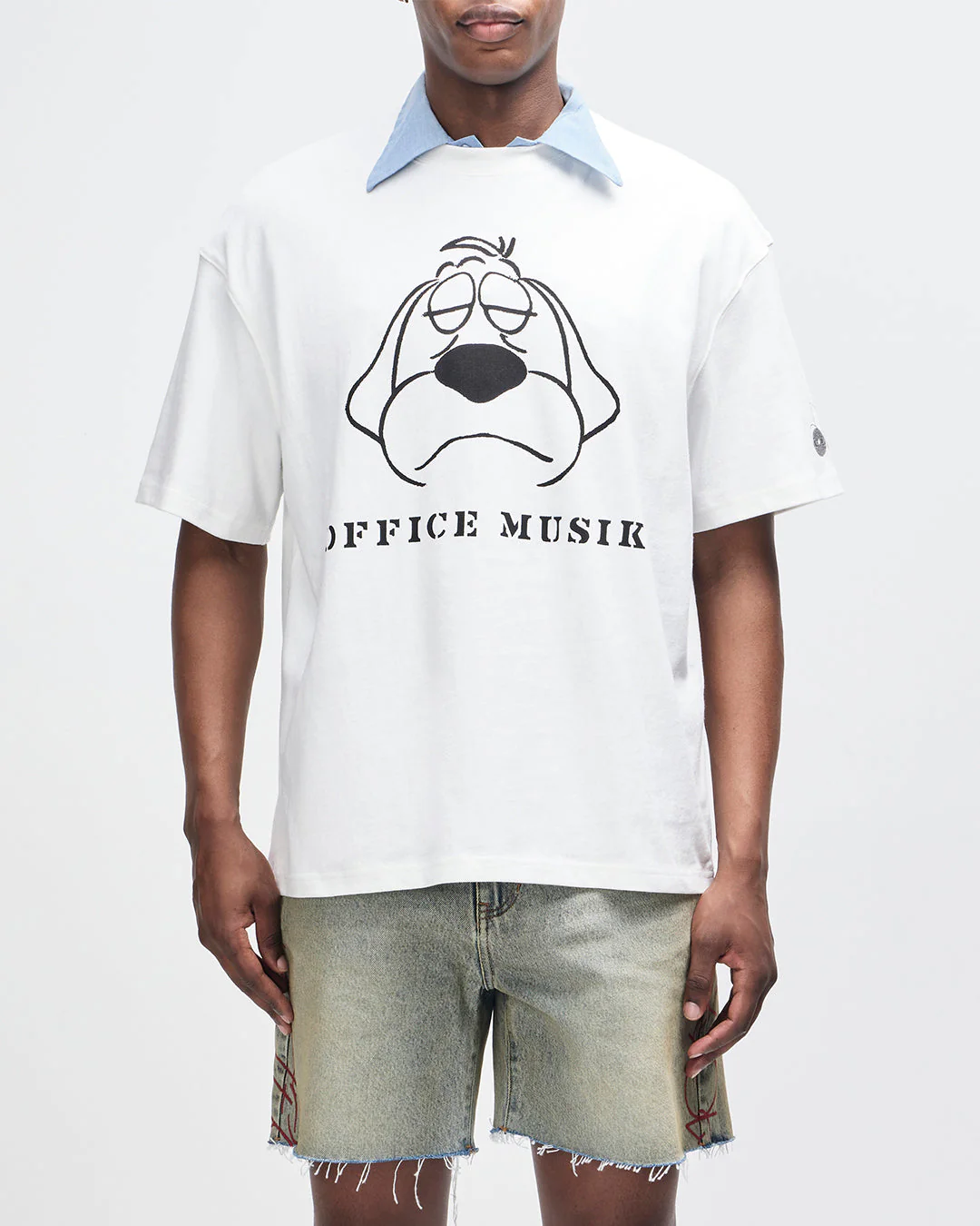 Office Musique Tee - Vintage White
