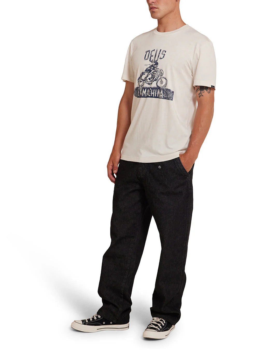 Old Turps Tee - Vintage White - Image 4