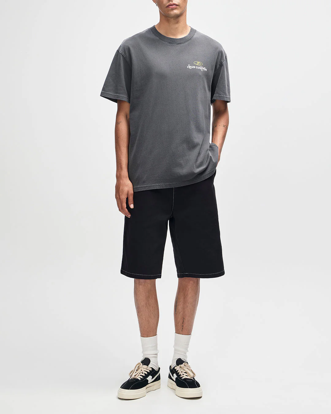 Out Of Reach Tee - Anthracite - Image 5