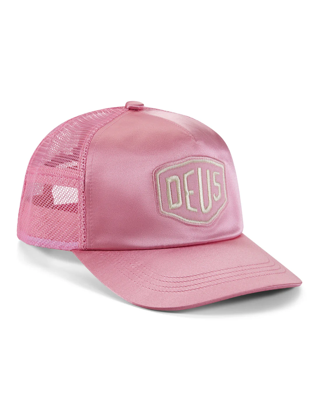 Paris Shield Trucker Cap - Mauve Glow