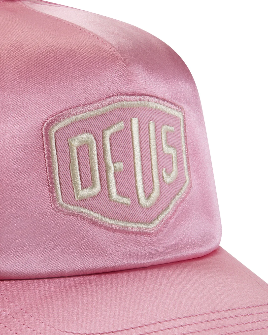 Paris Shield Trucker Cap - Mauve Glow - Image 2