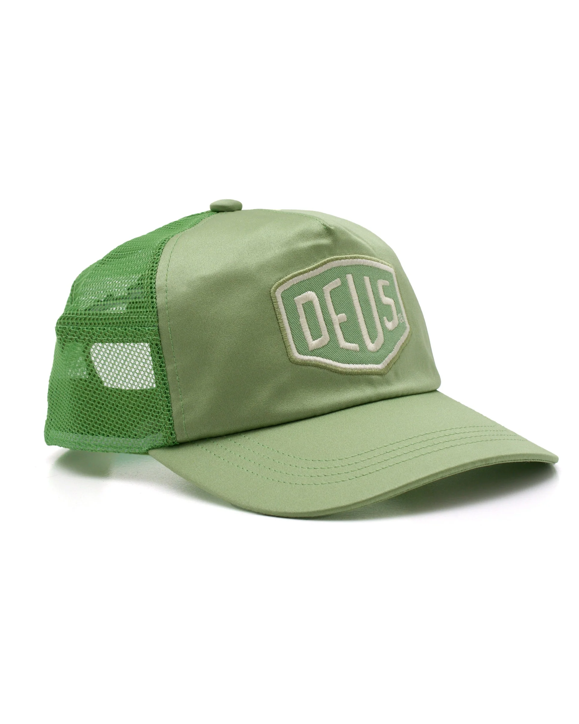 Paris Shield Trucker Cap - Vinyard Green