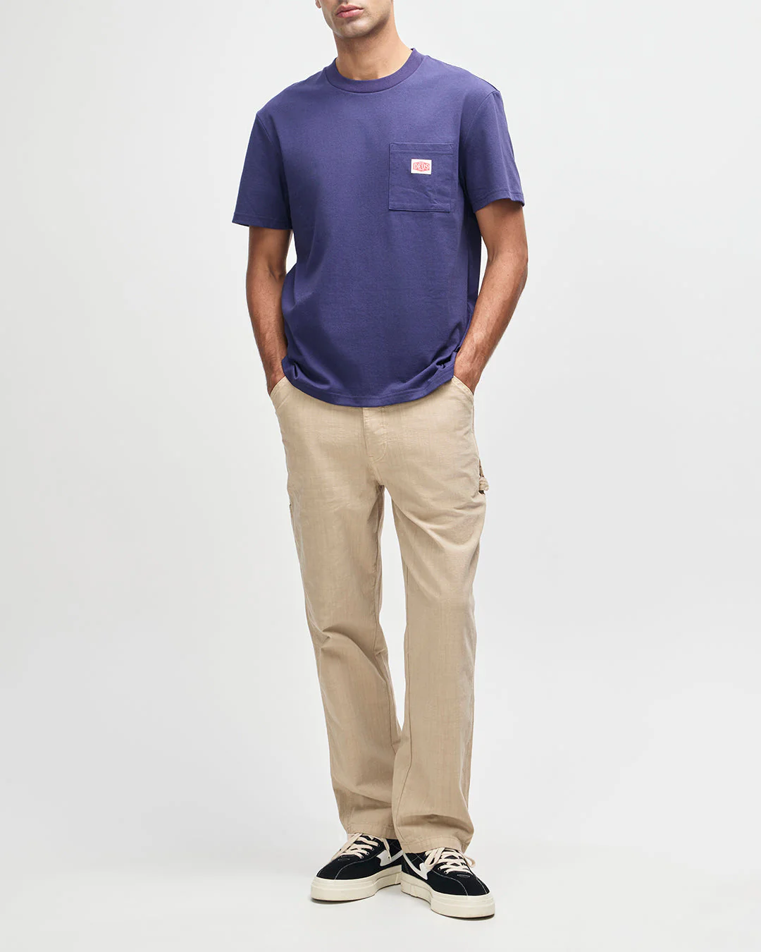 Parts & Service Pocket Tee - French Blue - Image 5