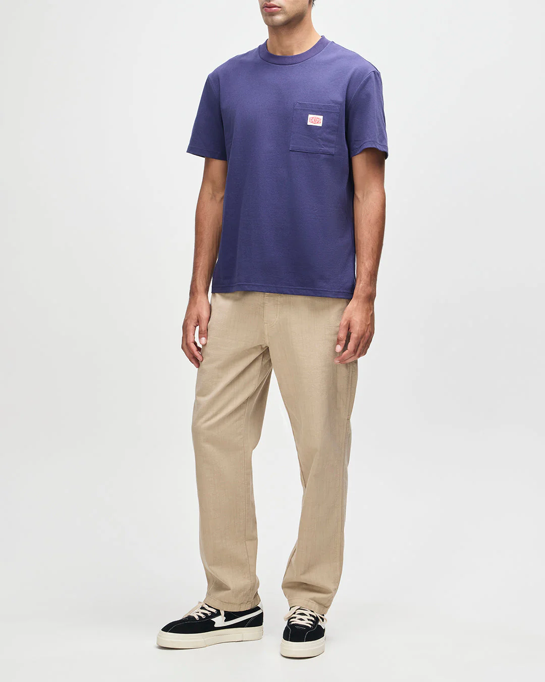 Parts & Service Pocket Tee - French Blue - Image 9