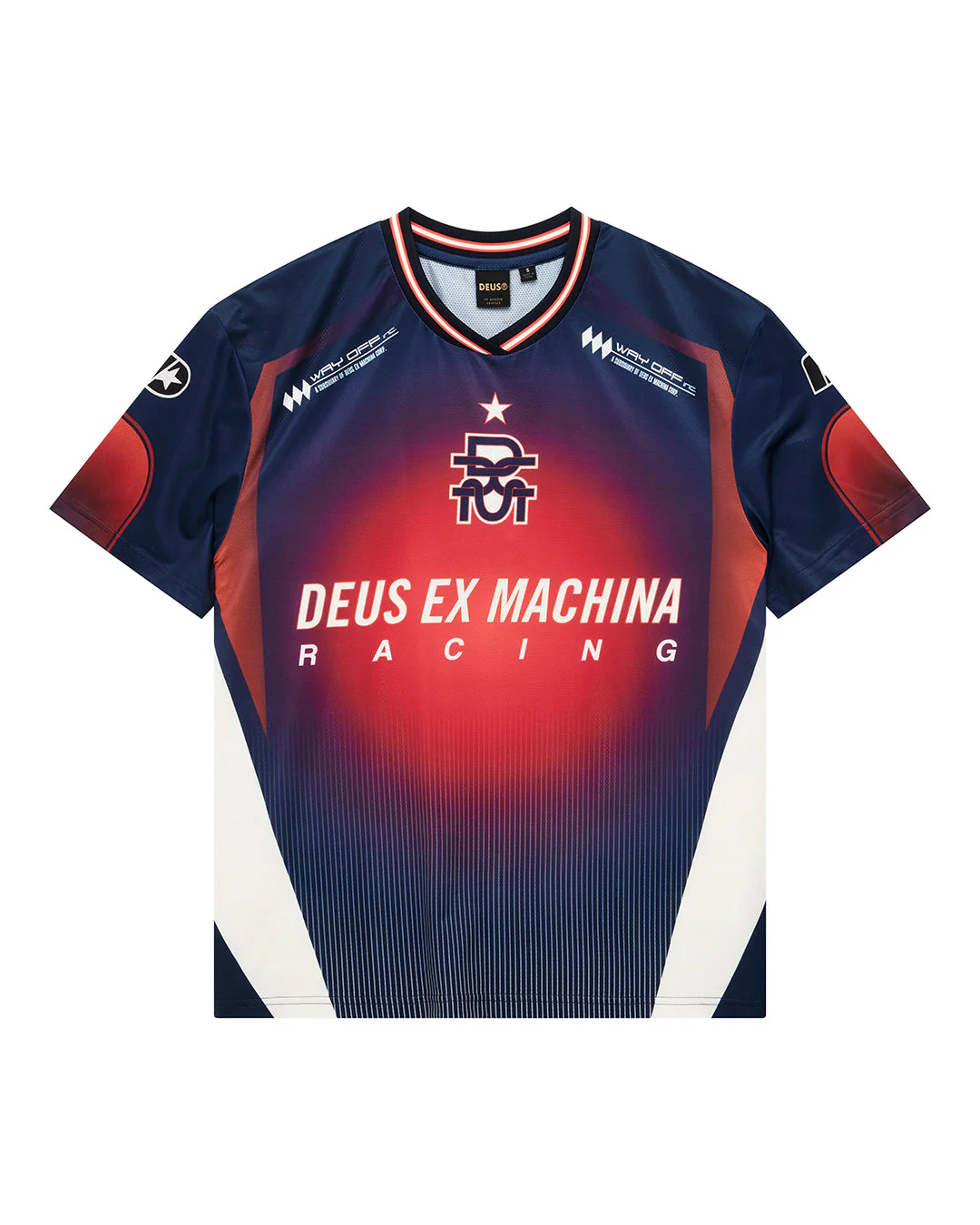 Peak Moto Tee - Oceana Flame - Image 3