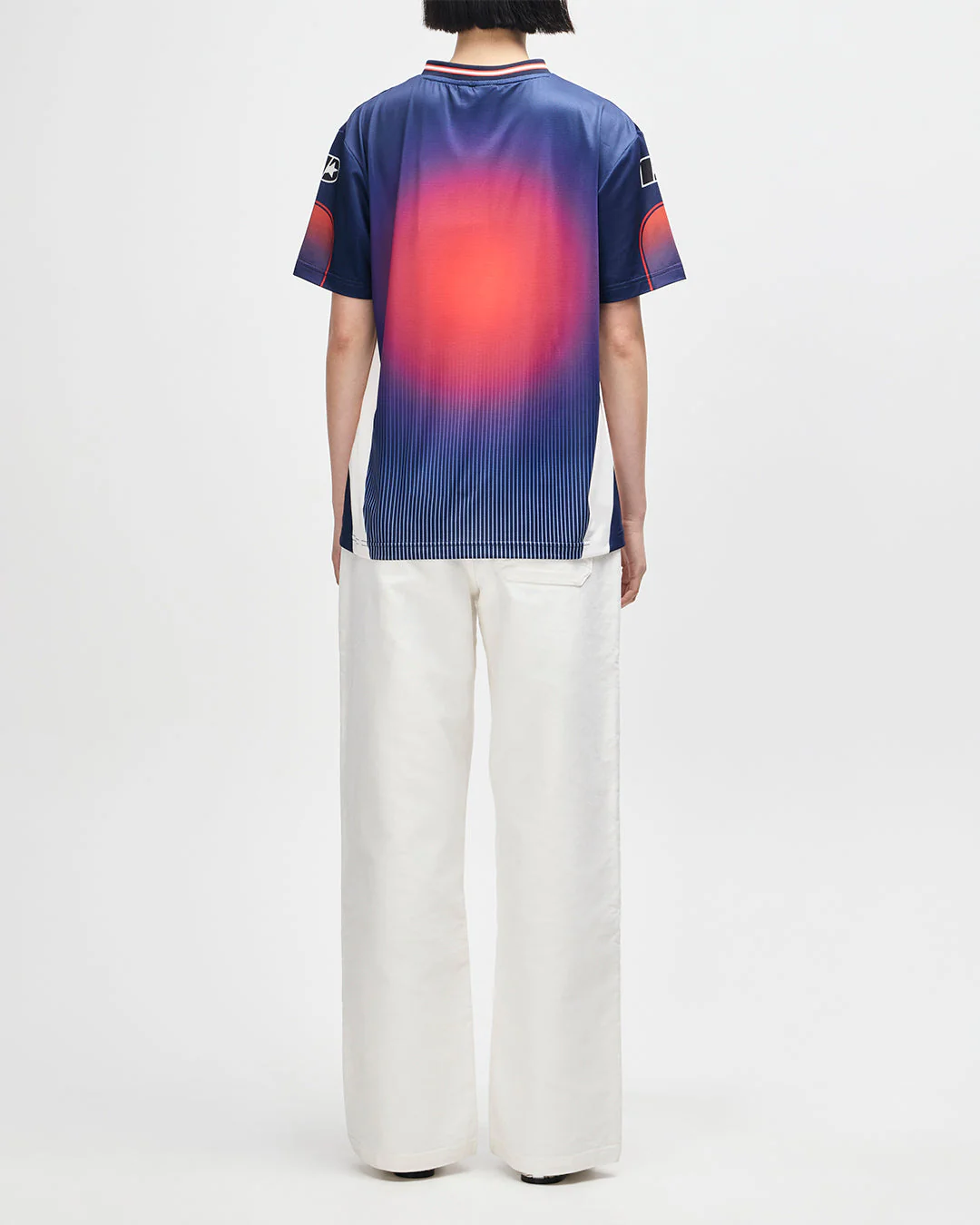 Peak Moto Tee - Oceana Flame - Image 6