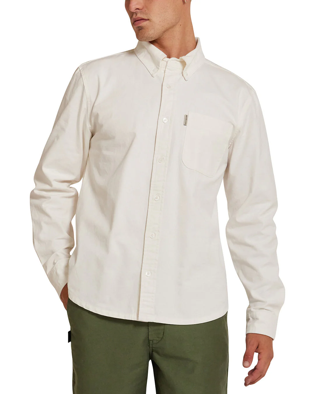 Phoenix Bd Chambray Shirt - Dirty White