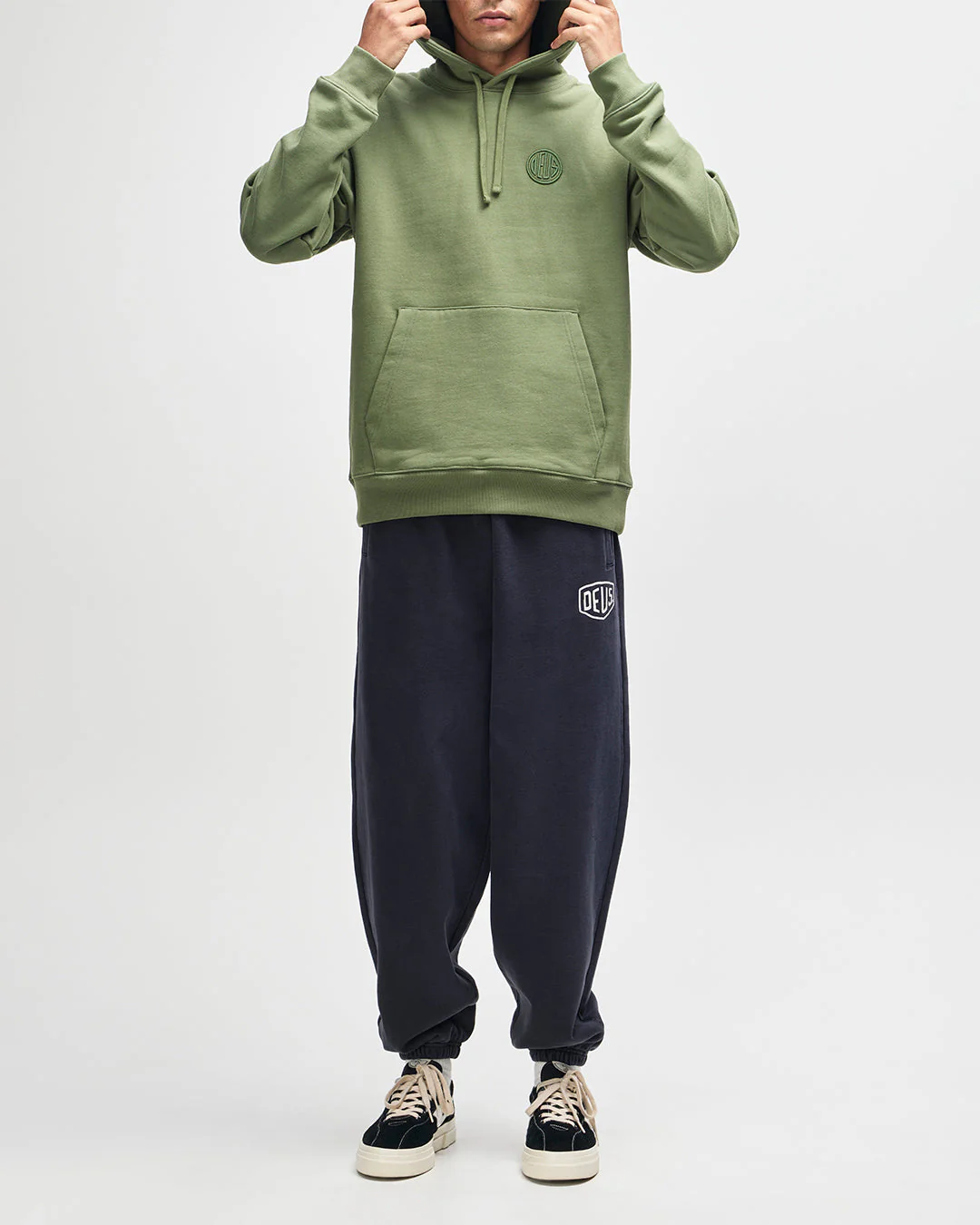 Pill Logo Hoodie - Pine Green - Image 4