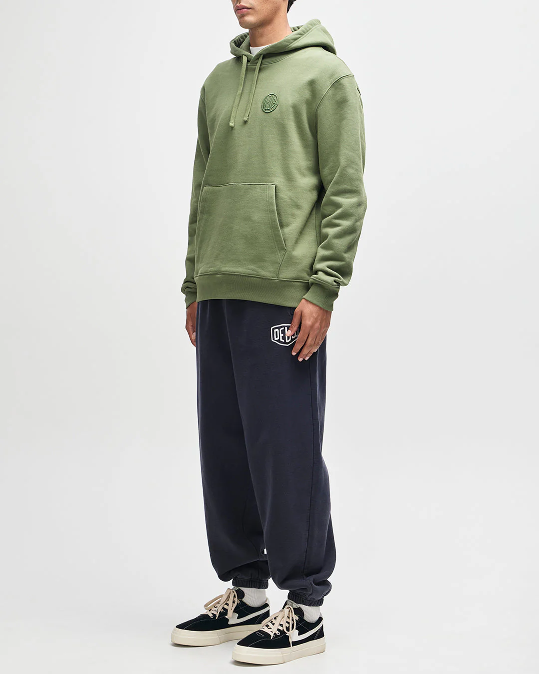 Pill Logo Hoodie - Pine Green - Image 5