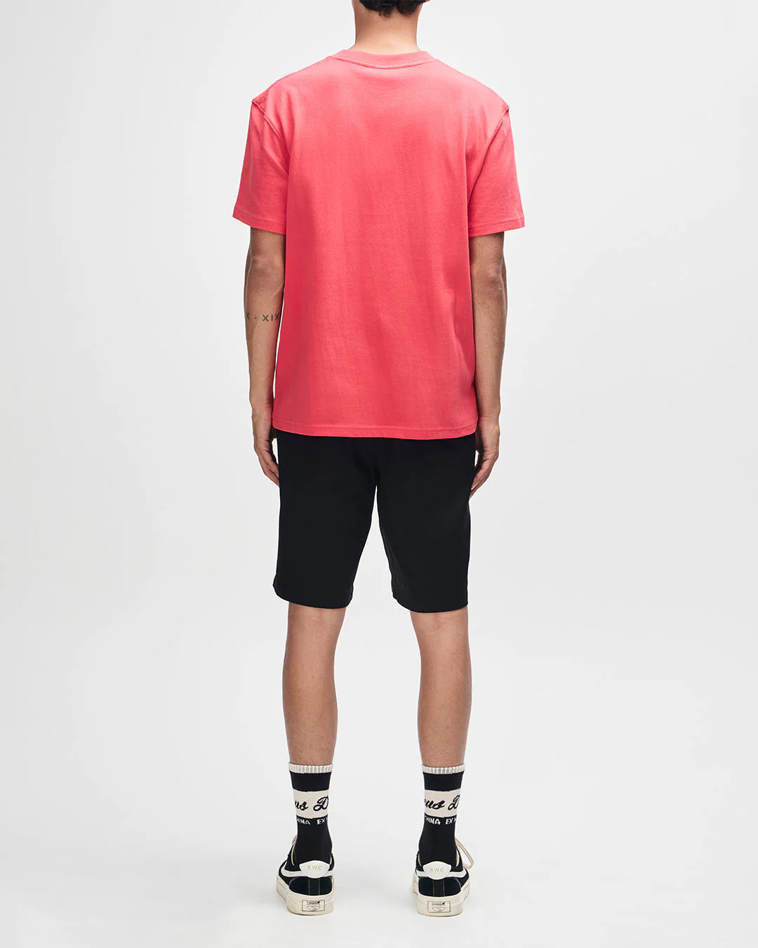 Pill Logo Tee - Melon Red - Image 6