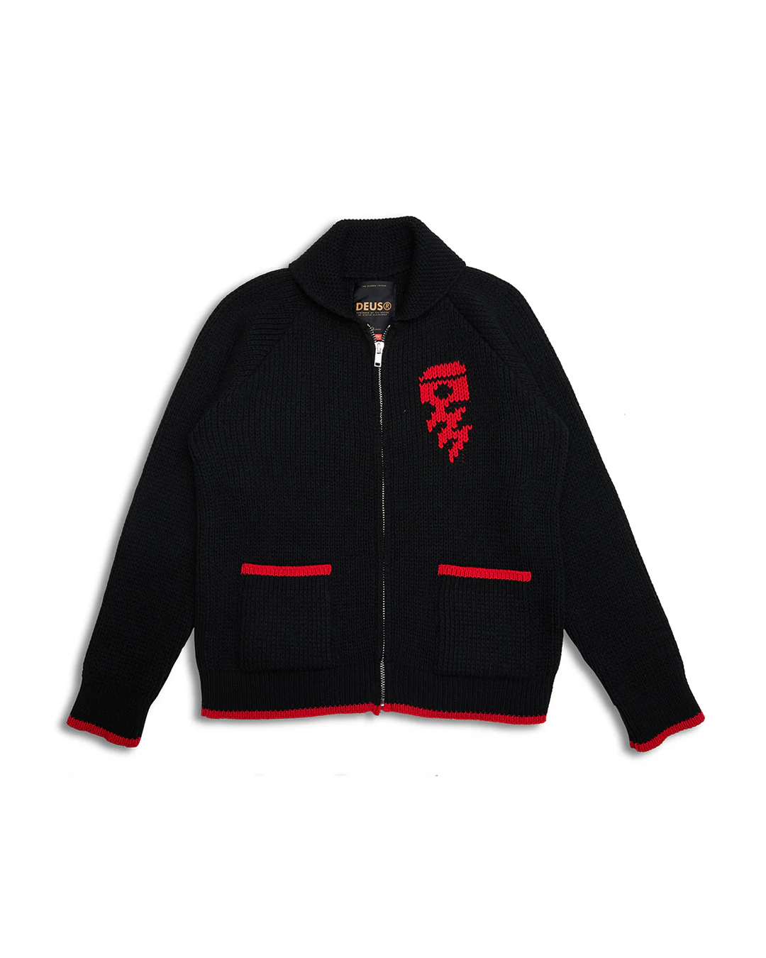 Piston Shawl Cardigan - Black - Image 3