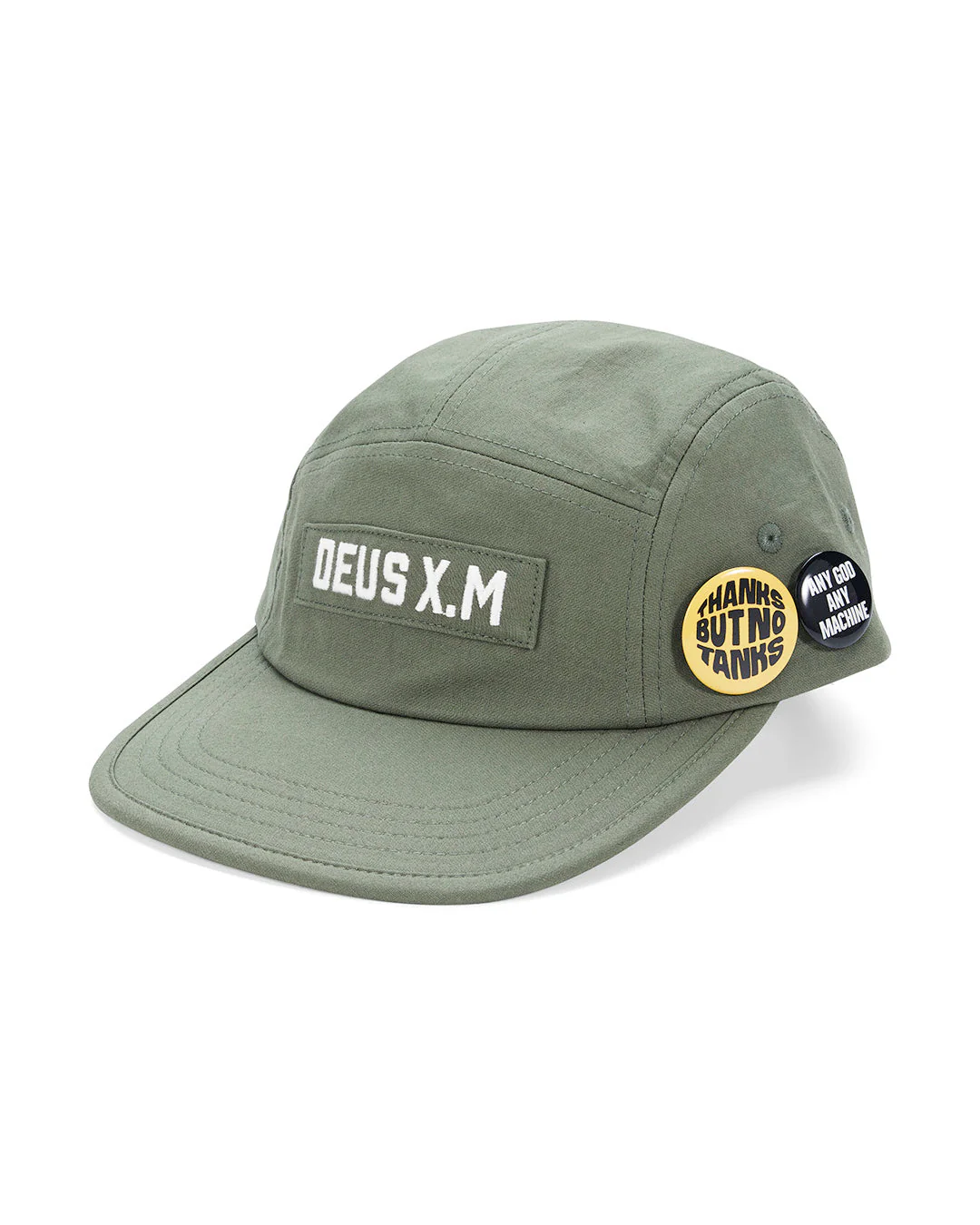 Power 5 Panel Cap - Pine Green