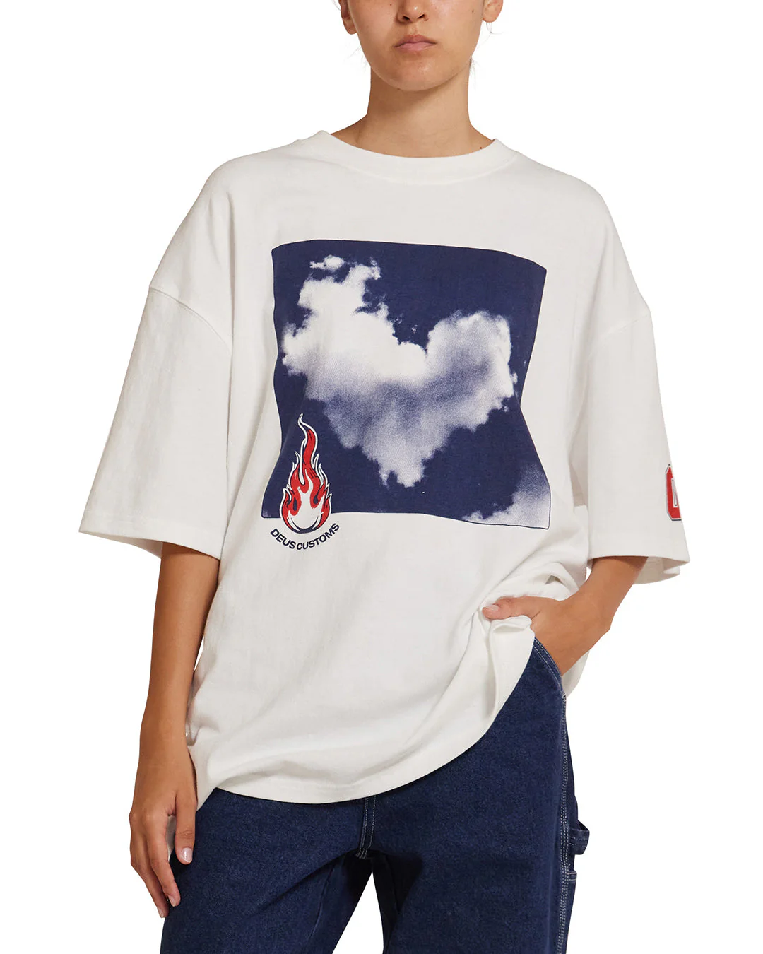 Puffy Love Tee - Vintage White - Image 3