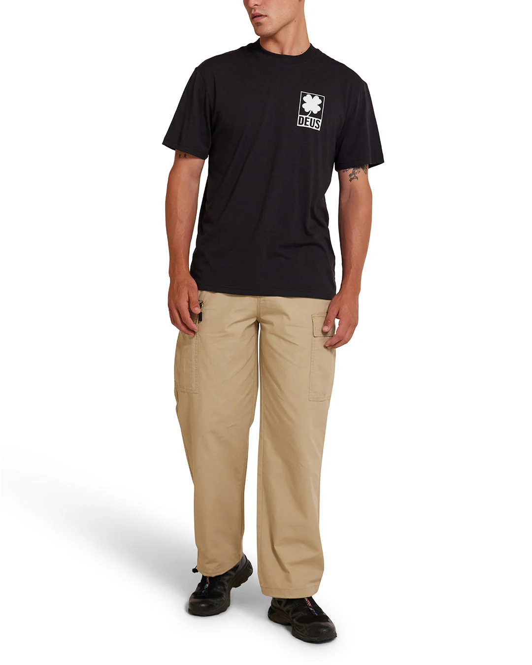 Quad Tee - Black - Image 3