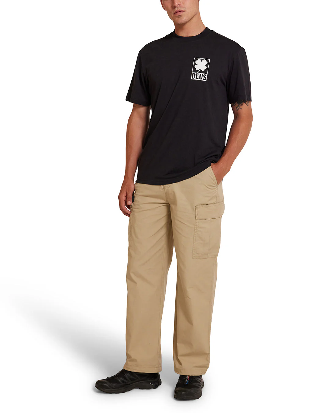 Quad Tee - Black - Image 4