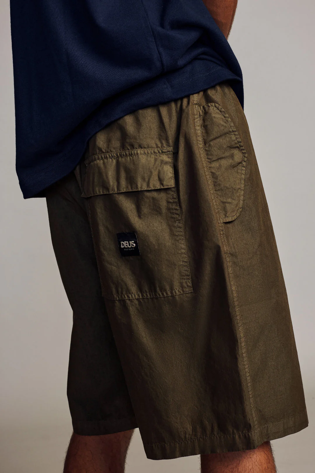Remi Parachute Short - Dark Olive - Image 6