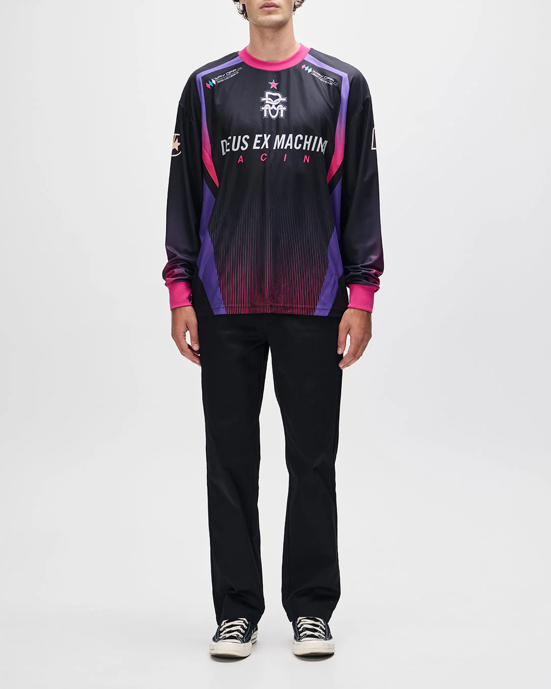 Renegade Moto Jersey - Black - Image 3