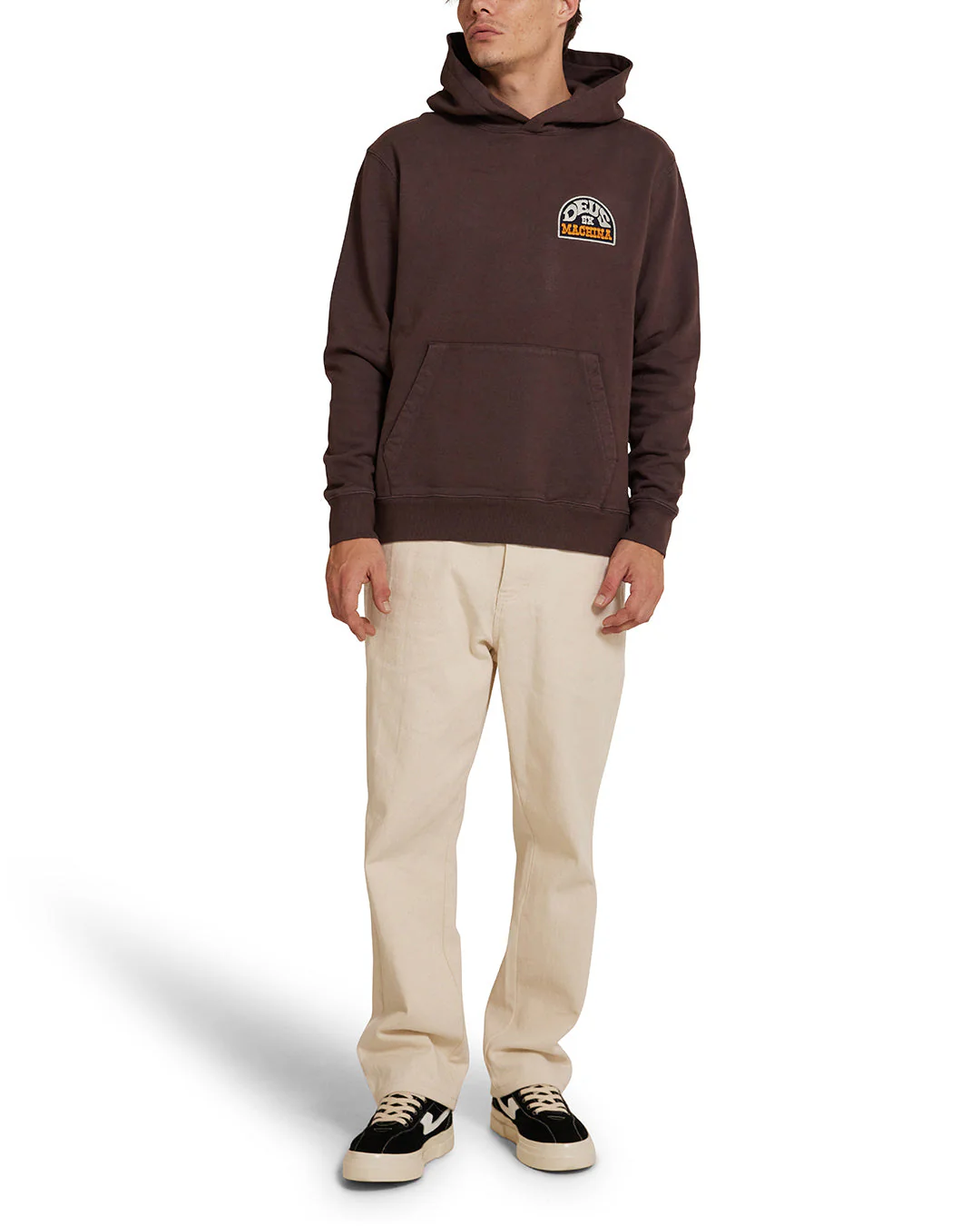 Riders Friend Hoodie - Choc Brown - Image 3