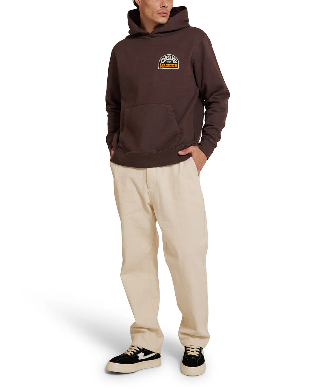 Riders Friend Hoodie - Choc Brown - Image 4