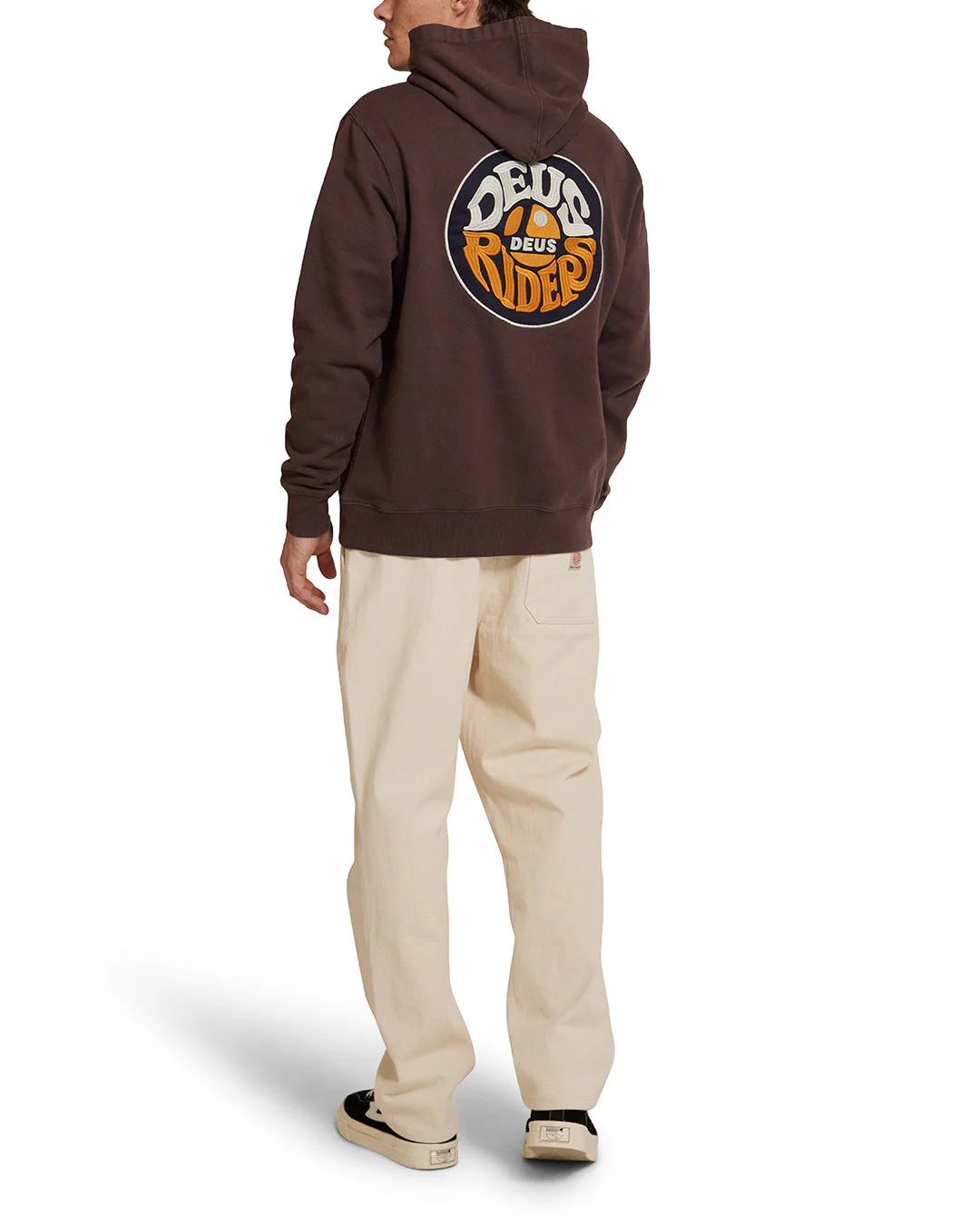 Riders Friend Hoodie - Choc Brown - Image 5