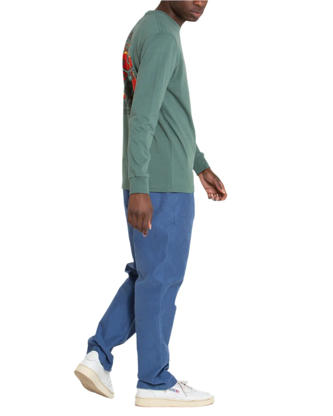 Riding Hot Long Sleeve Tee - Work Green - Image 3