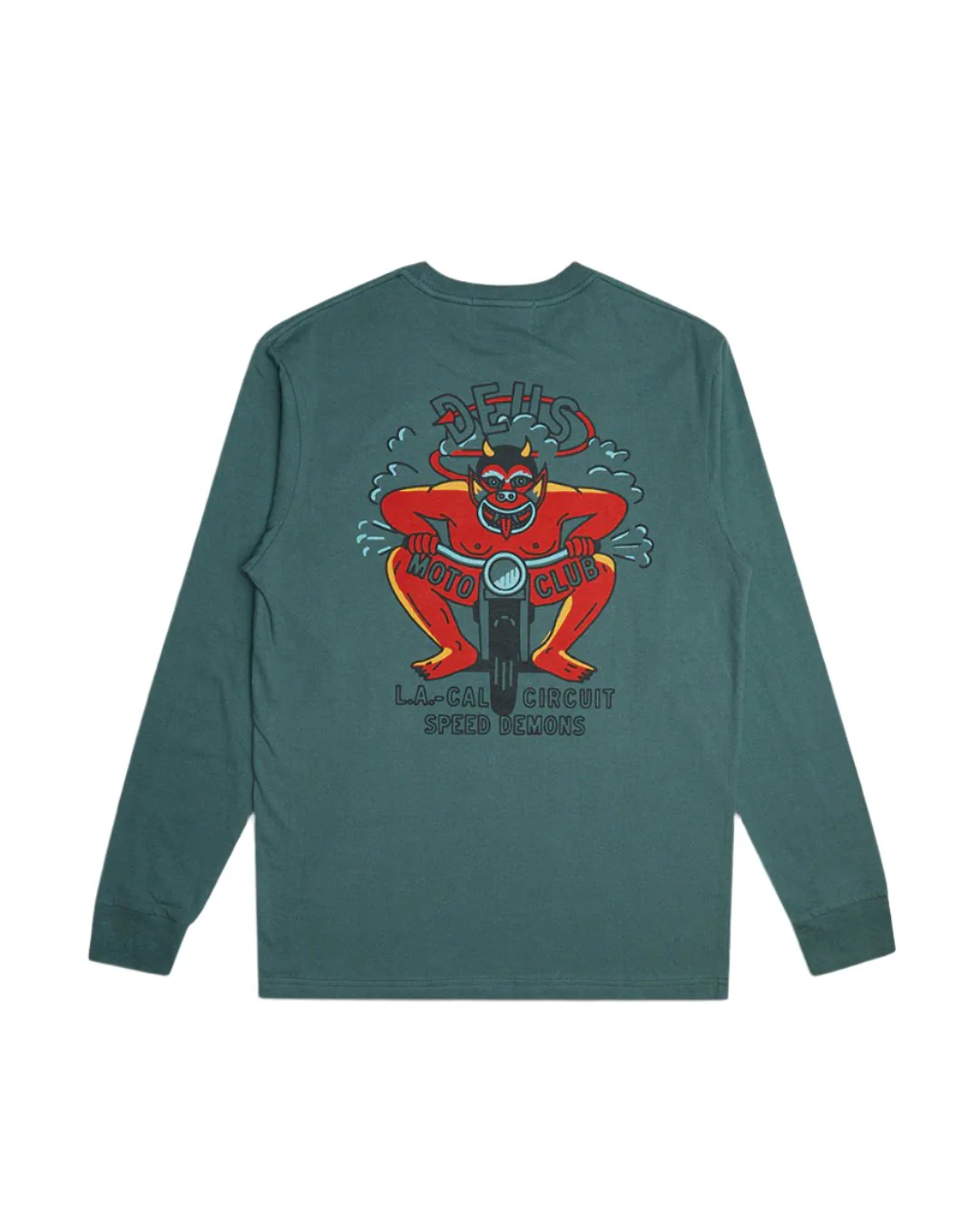 Riding Hot Long Sleeve Tee - Work Green - Image 5