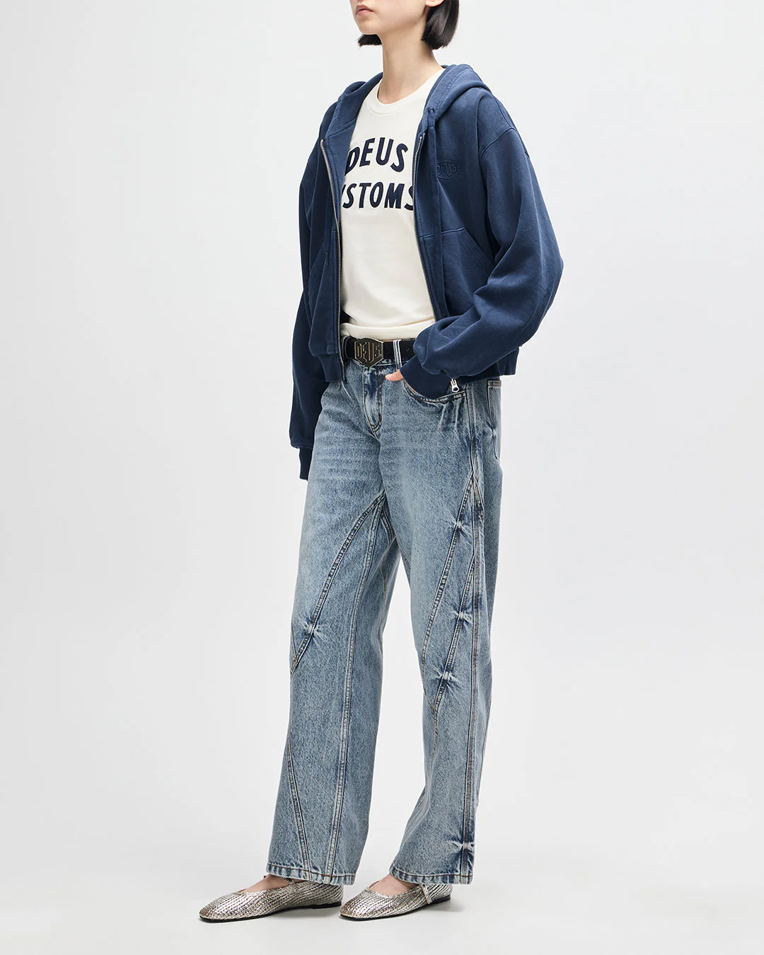 Riviera Hoodie - Indigo Snow - Image 10