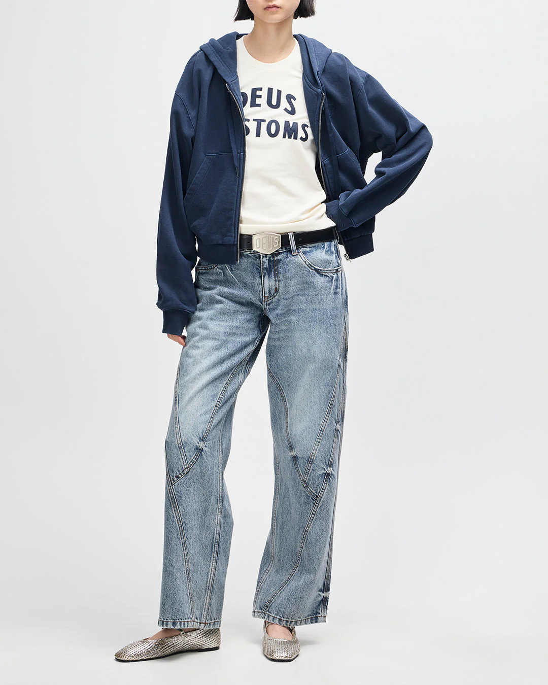 Riviera Hoodie - Indigo Snow - Image 5