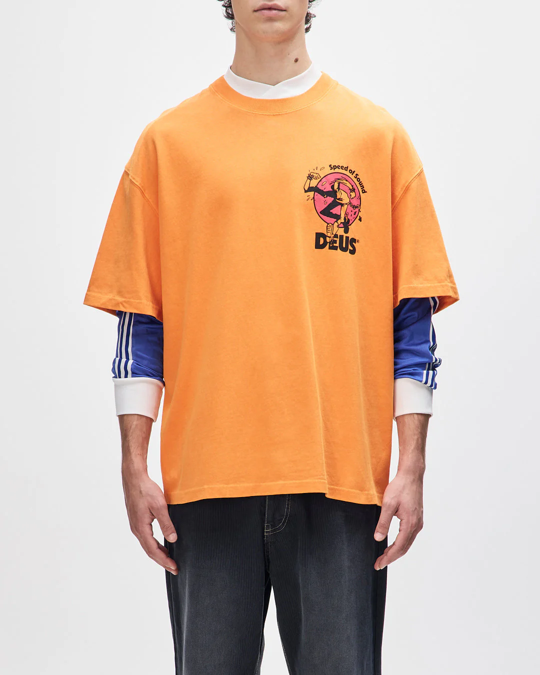 Roughneck Tee - Persimmon Orange - Image 3