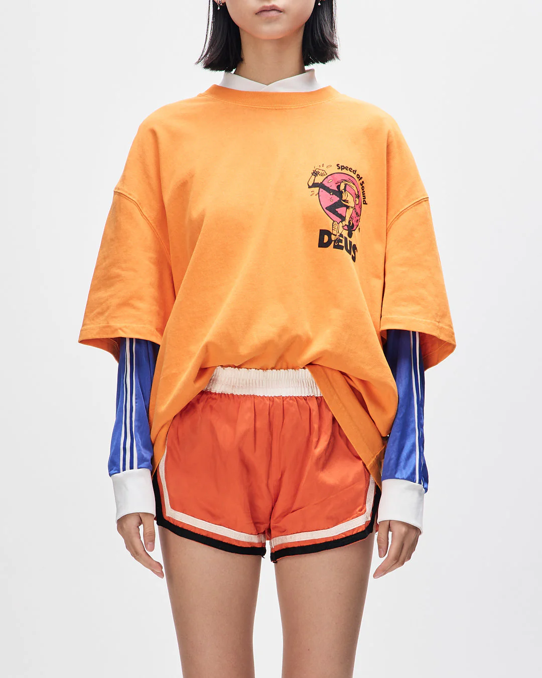 Roughneck Tee - Persimmon Orange - Image 4