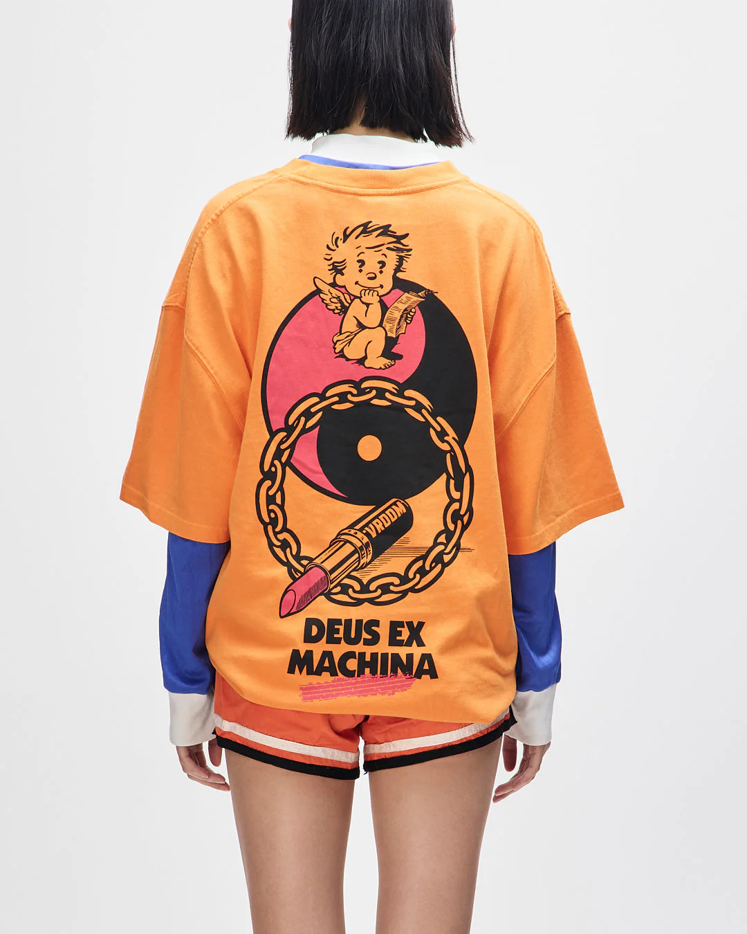 Roughneck Tee - Persimmon Orange - Image 5