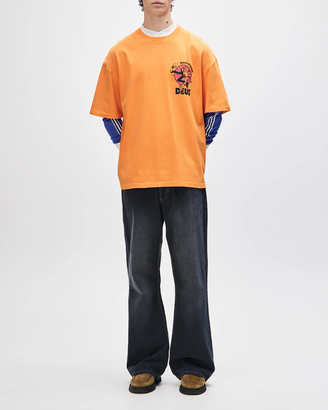 Roughneck Tee - Persimmon Orange - Image 8