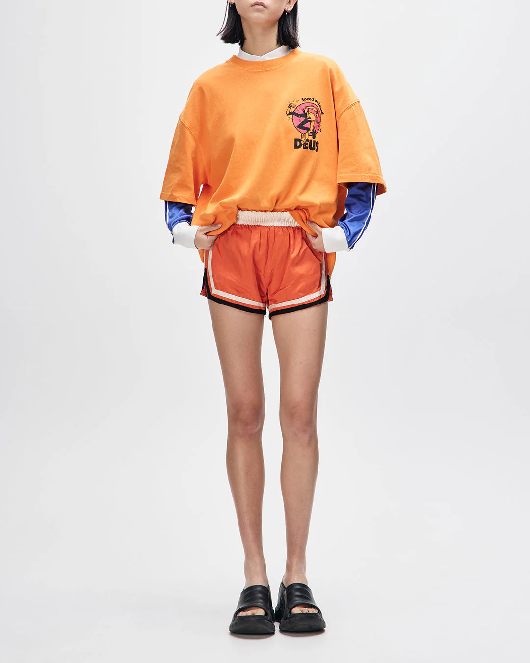Roughneck Tee - Persimmon Orange - Image 9