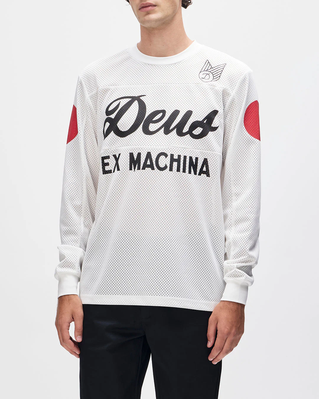 Saber Moto Jersey - Vintage White