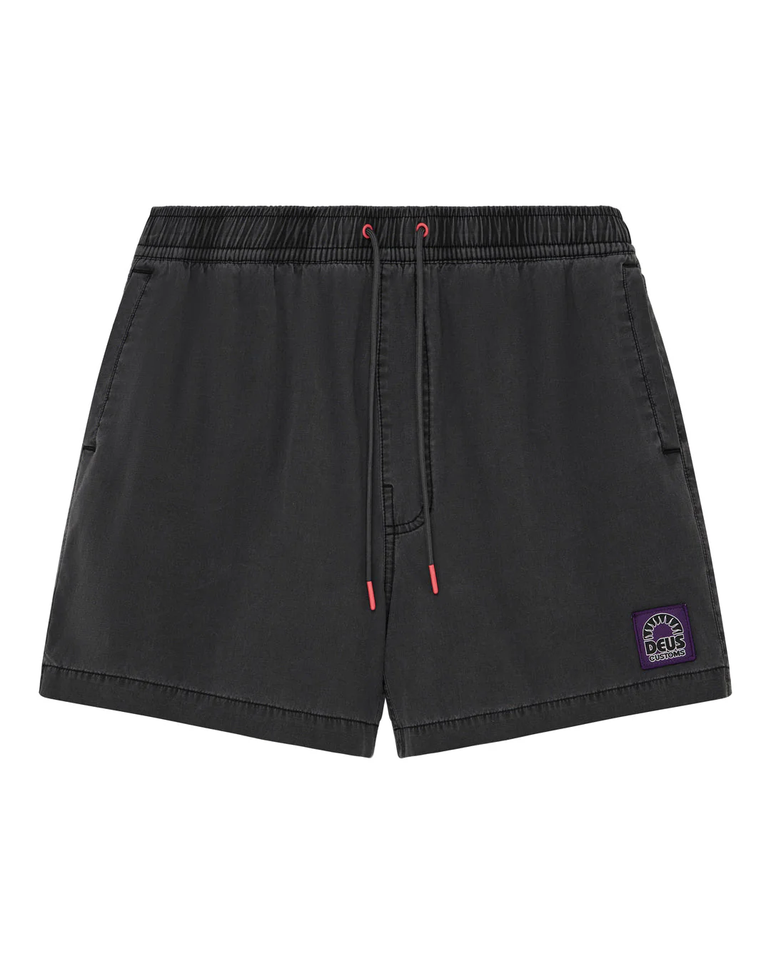 Sandbar Garment Dyed Mesh Short - Anthracite - Image 3