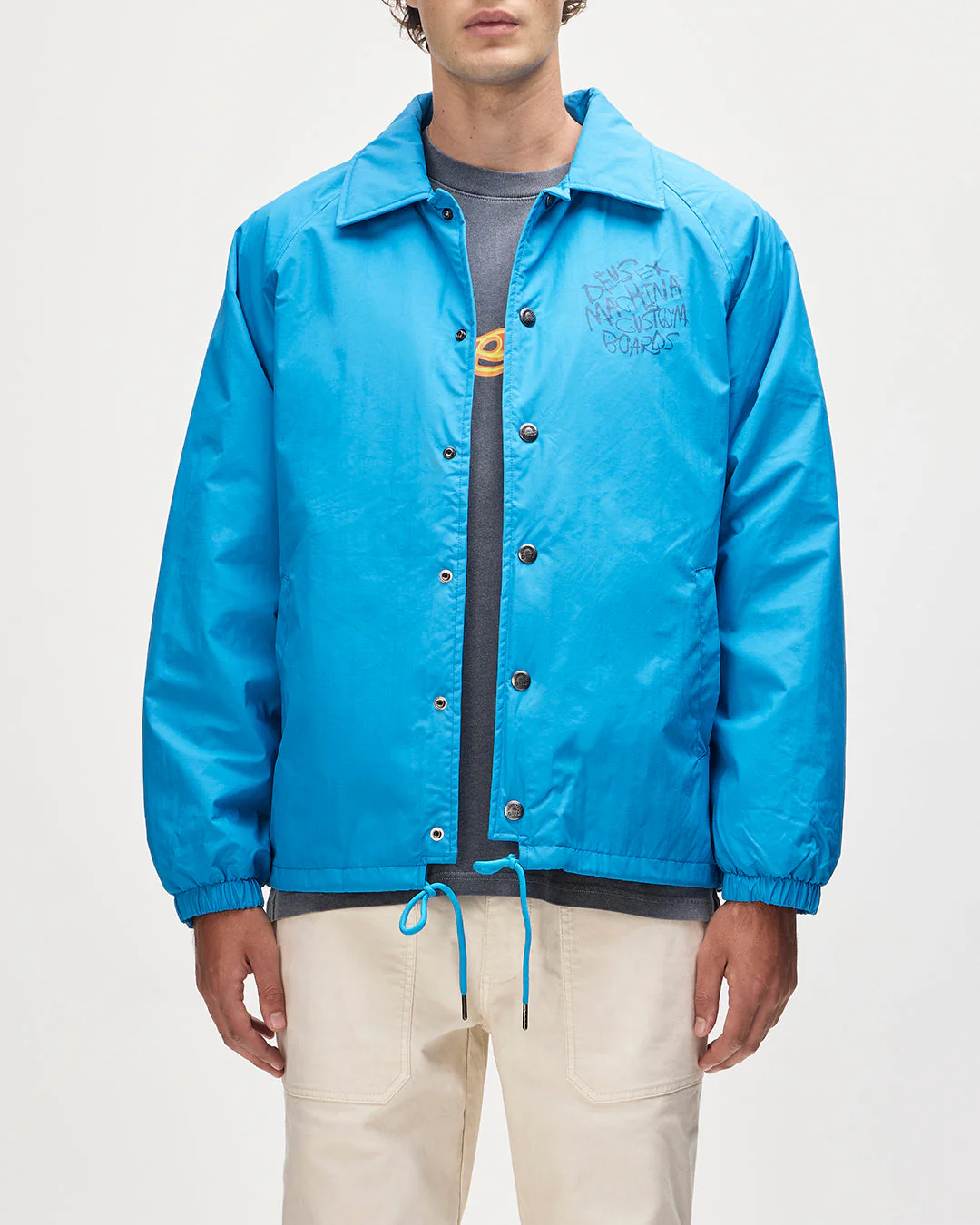 Scrawler Coach Jacket - Wave Ride Blue