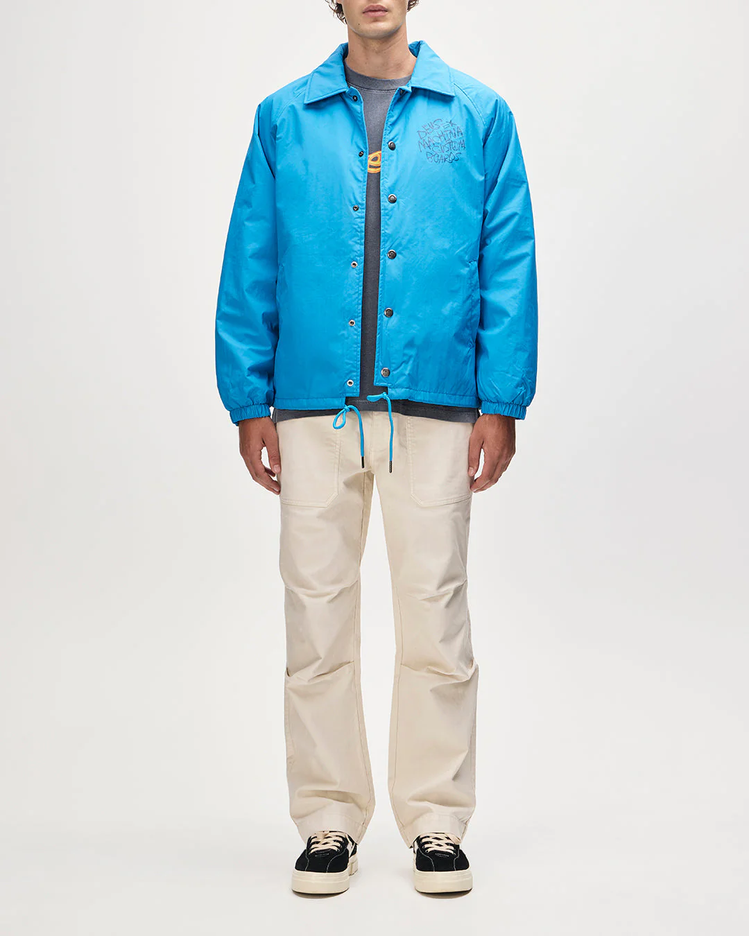 Scrawler Coach Jacket - Wave Ride Blue - Image 3