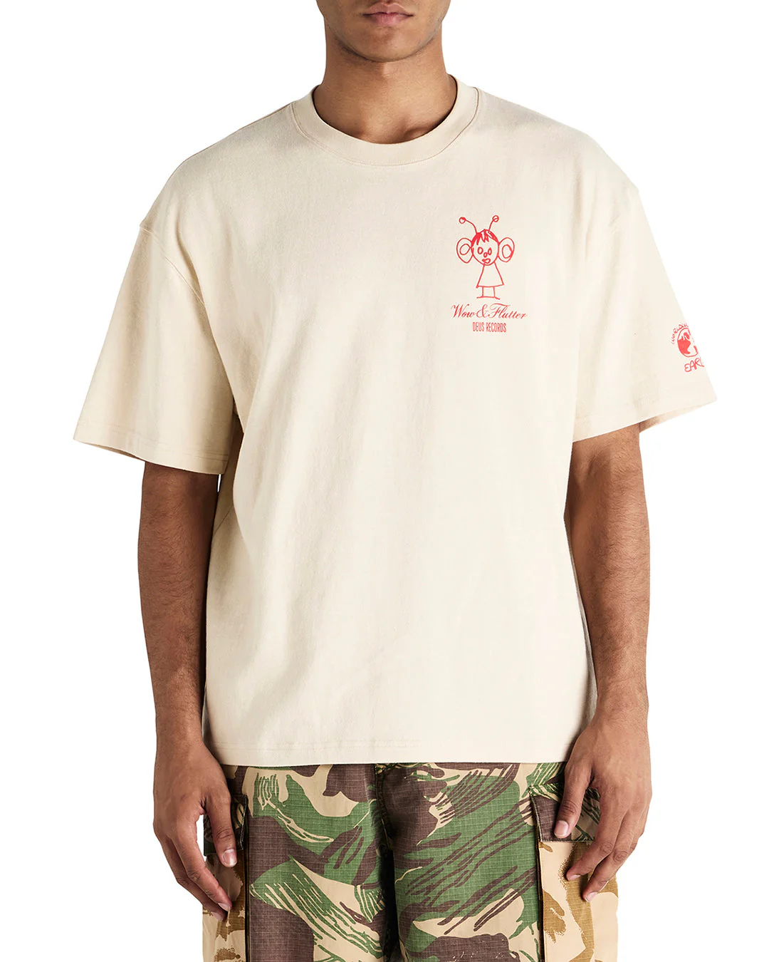 Sensory Overload Tee - Pebble White