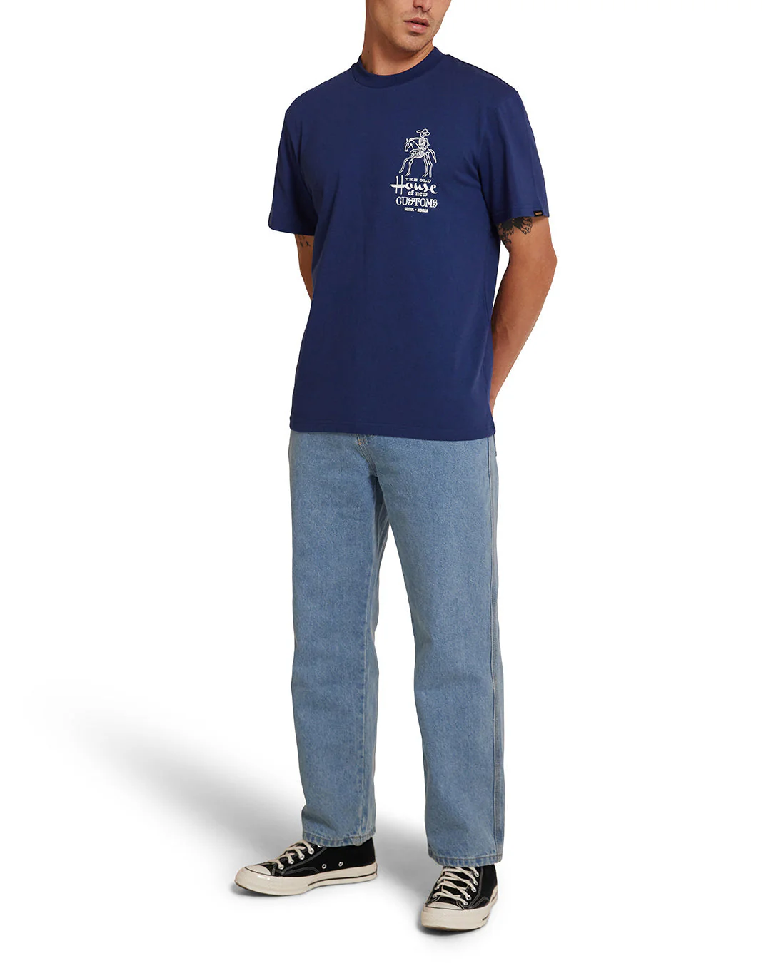Seoul Address Tee - Mechanic Blue - Image 4