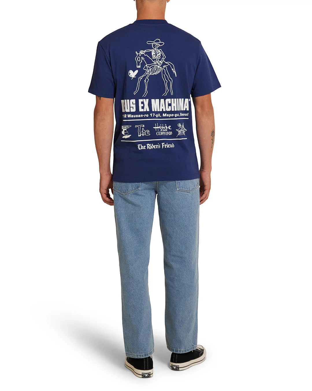Seoul Address Tee - Mechanic Blue - Image 5