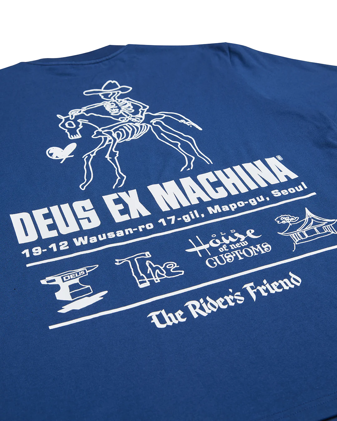 Seoul Address Tee - Mechanic Blue - Image 9