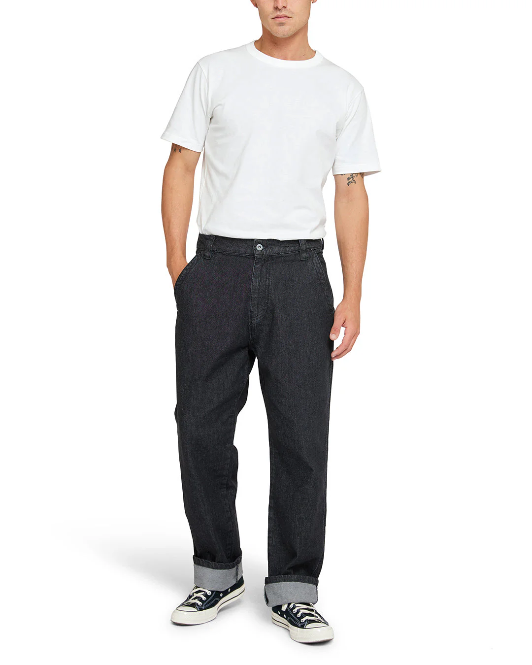 Shawn Workwear Jean - Washed Black - Image 4