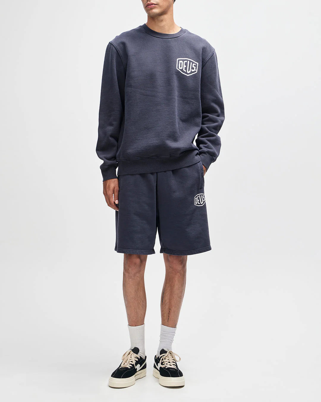 Shield Garment Dyed Crew - Black - Image 5