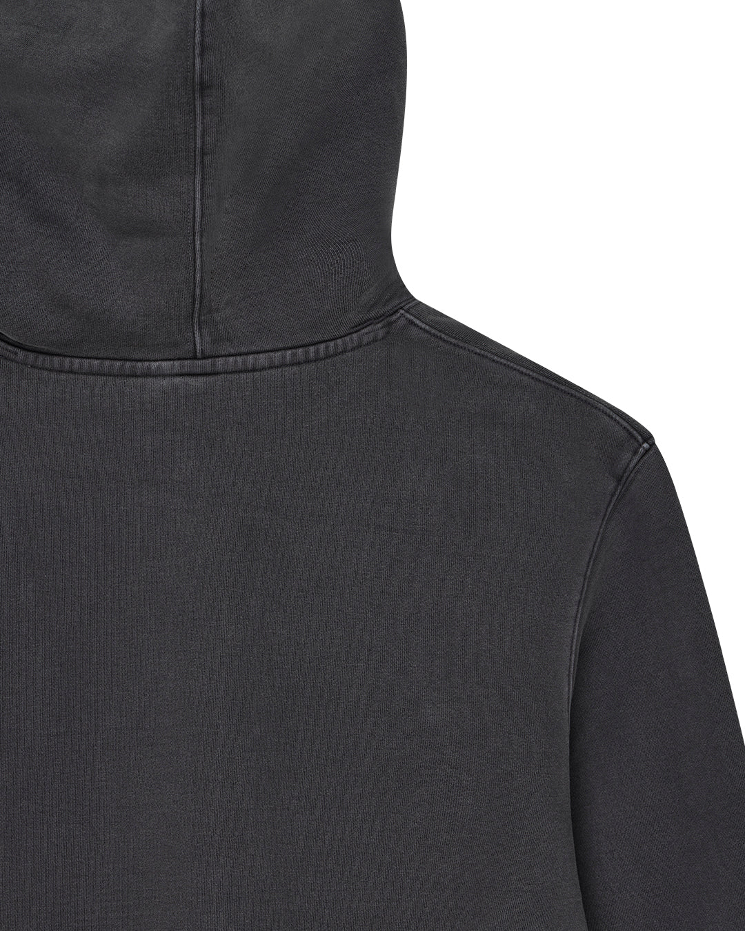 Shield Garment Dyed Hoodie - Black - Image 8